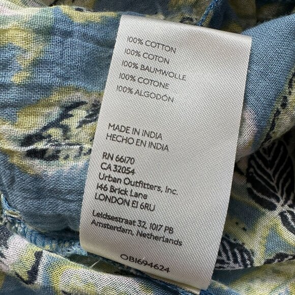 Free People Womens Small Dress Kauai Getaway Mini Floral Ocean Combo Tunic - Picture 7 of 8